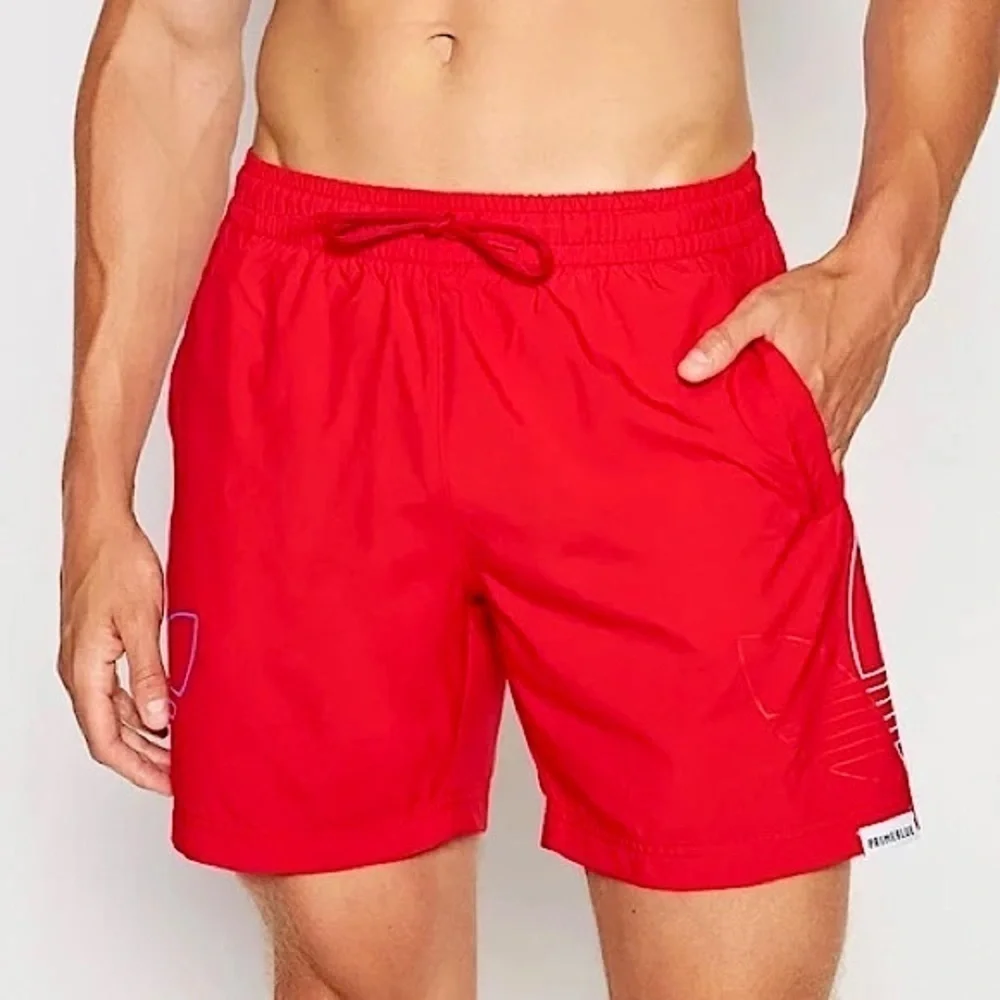 Adidas Primeblue FTO Men’s Red Swim Shorts Size Small